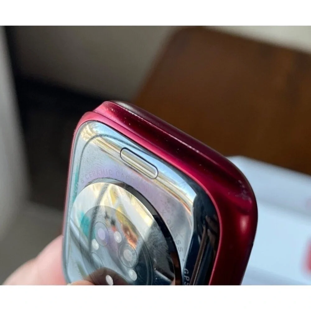 Working Apple Watch Series 7 Project Red Midnight W Charger new Band